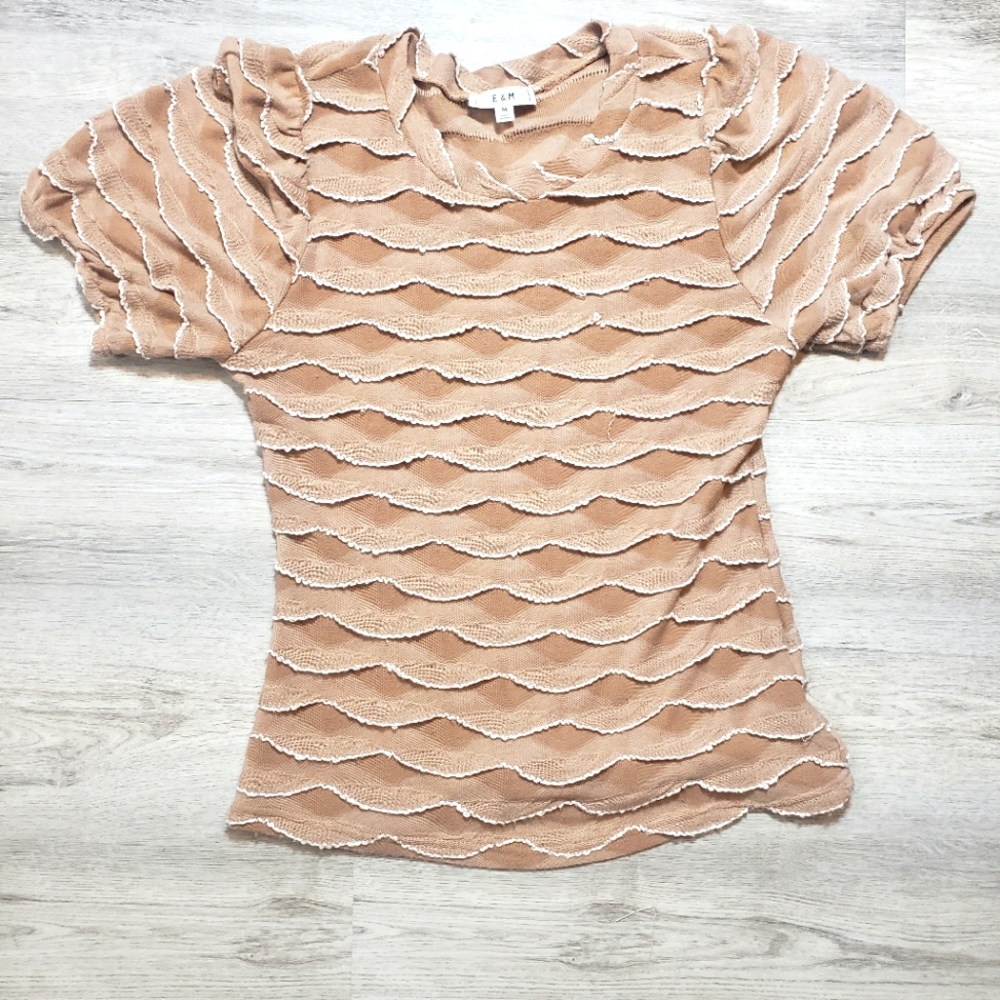 E & M Blouse Size Medium